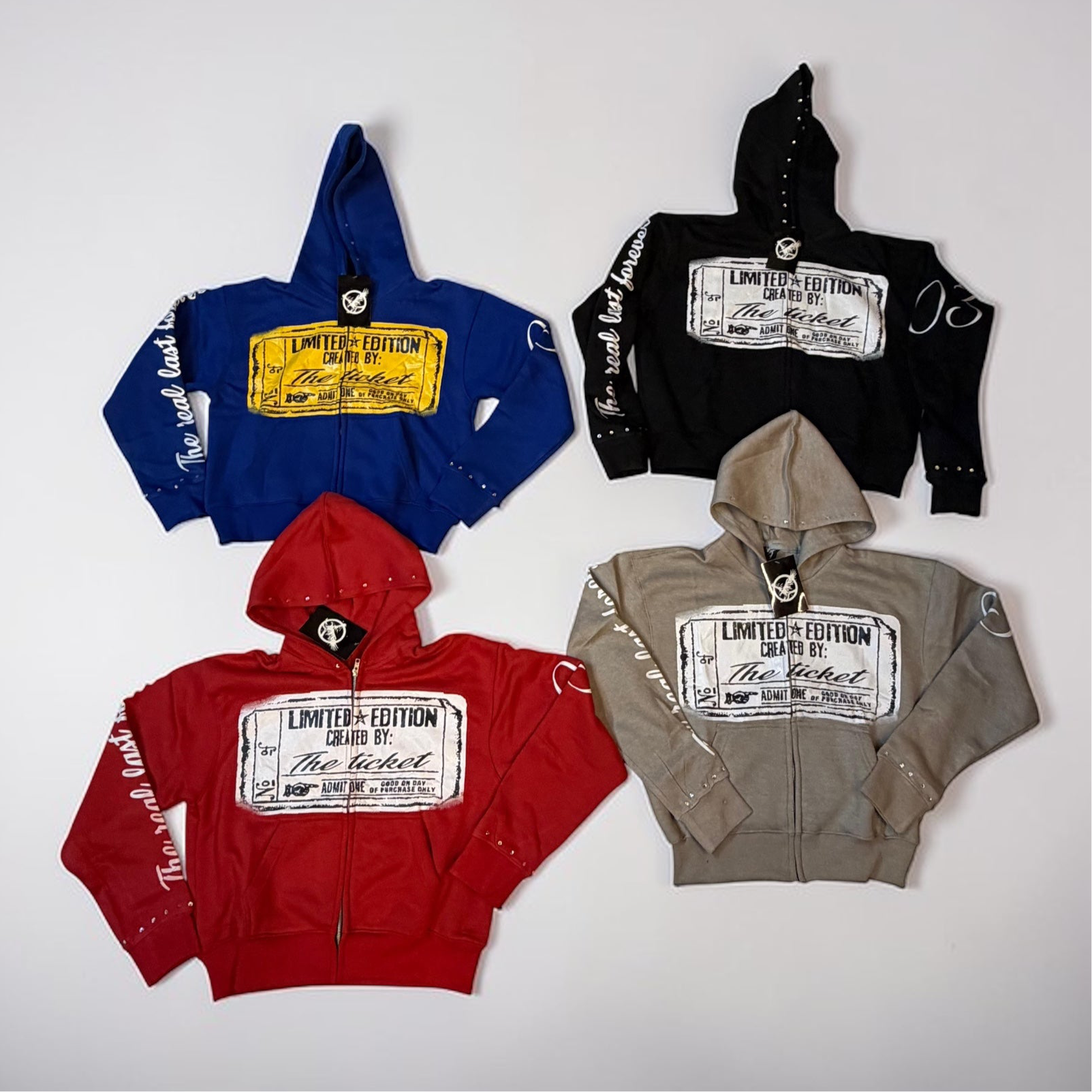 THE TICKET ZIP UPS